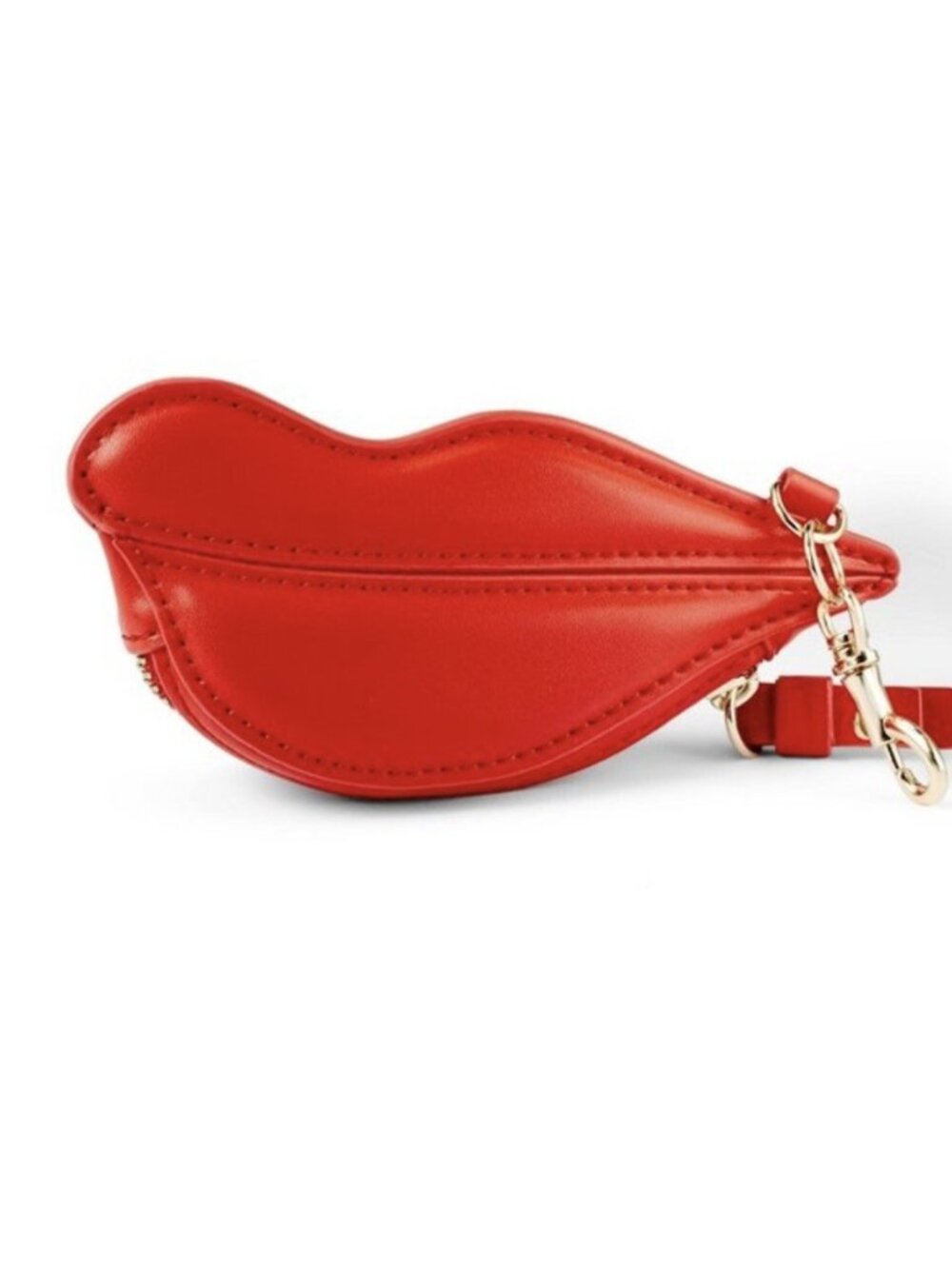 DVF for Target Diane Von Furstenberg Red Lips Coin Purse Pouch Bag Charm Whimsy